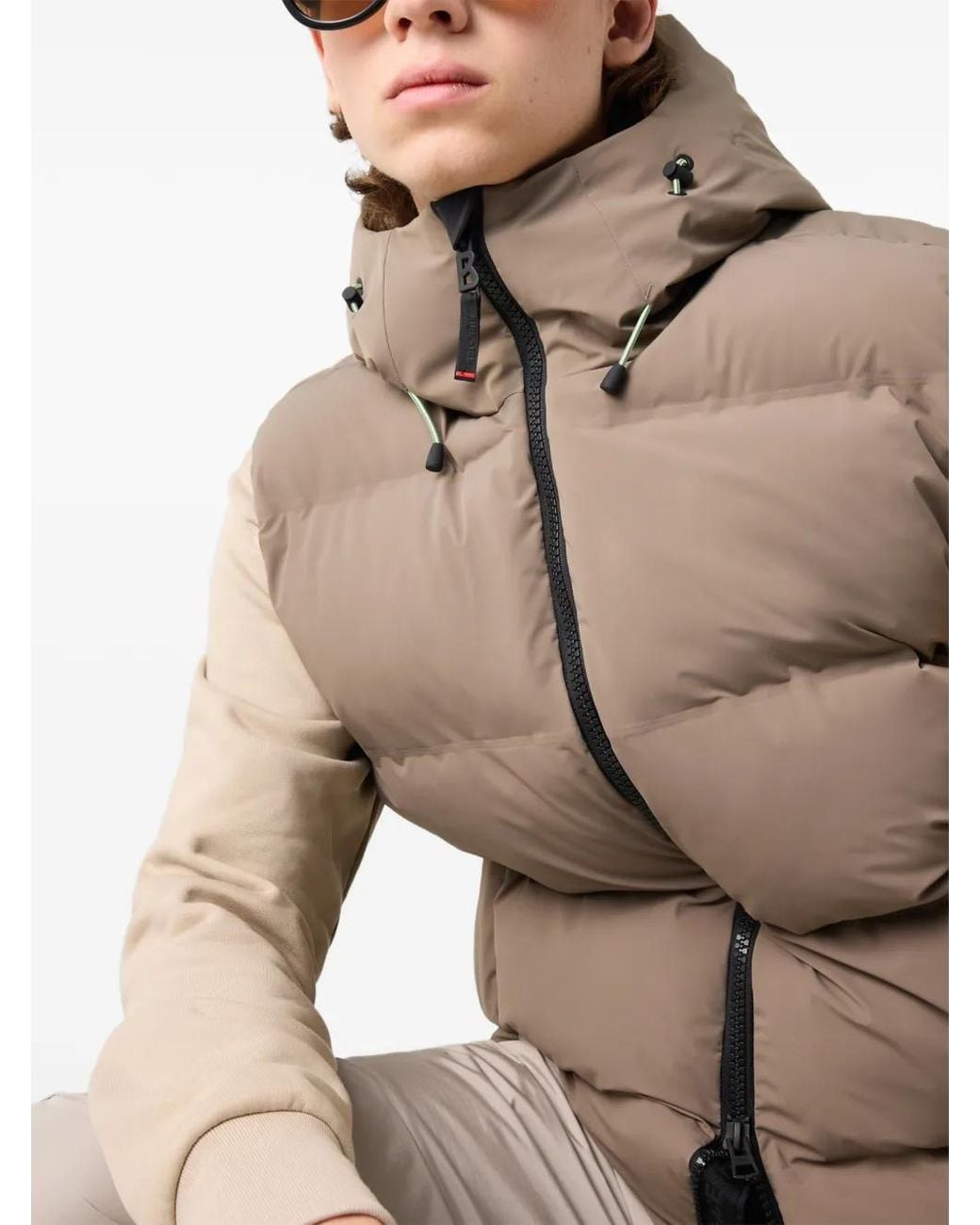 Bogner Fire + Ice Natural Gill Quilted Gilet Jacket for men