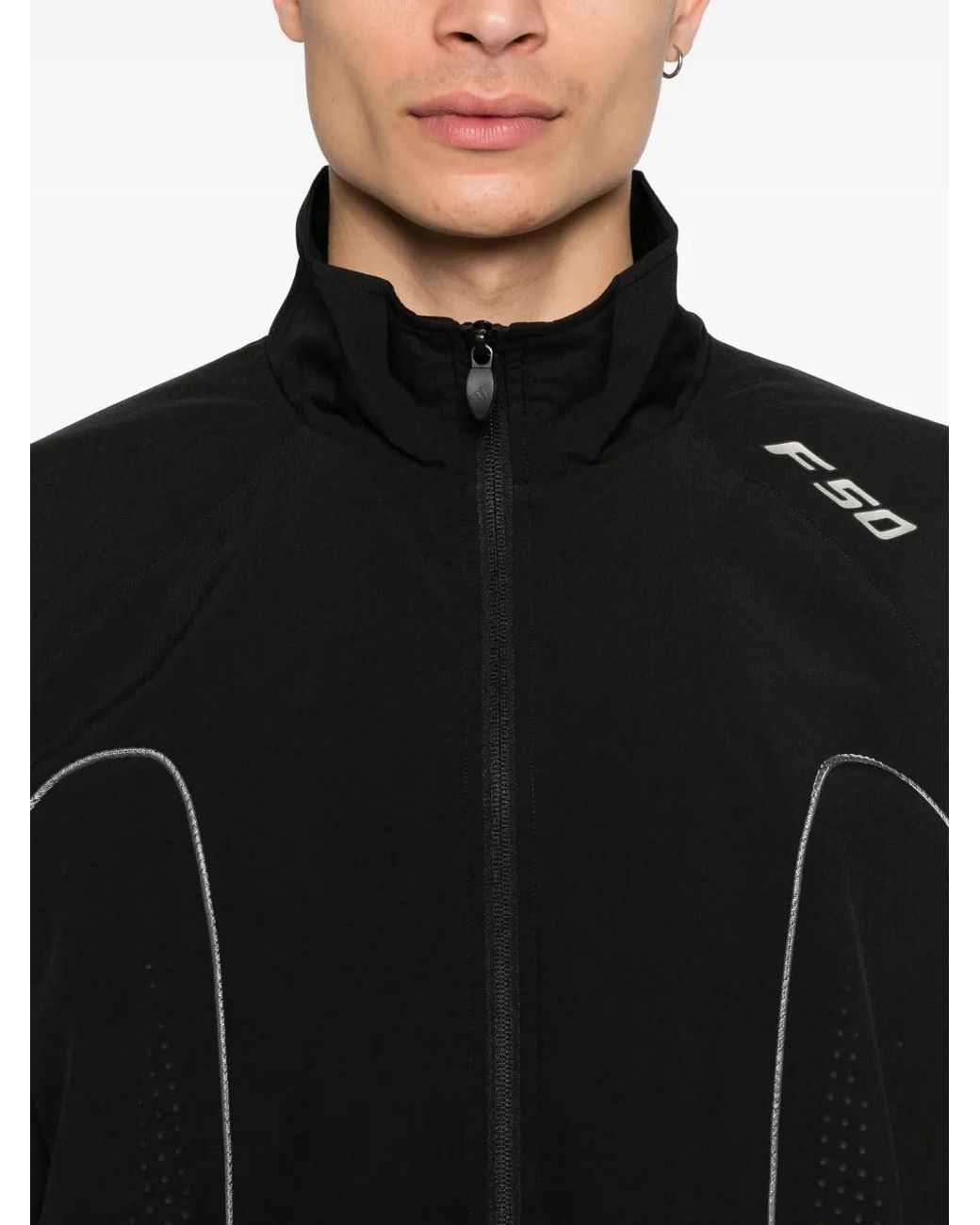 Adidas Sweater Met Rits in het Black voor heren