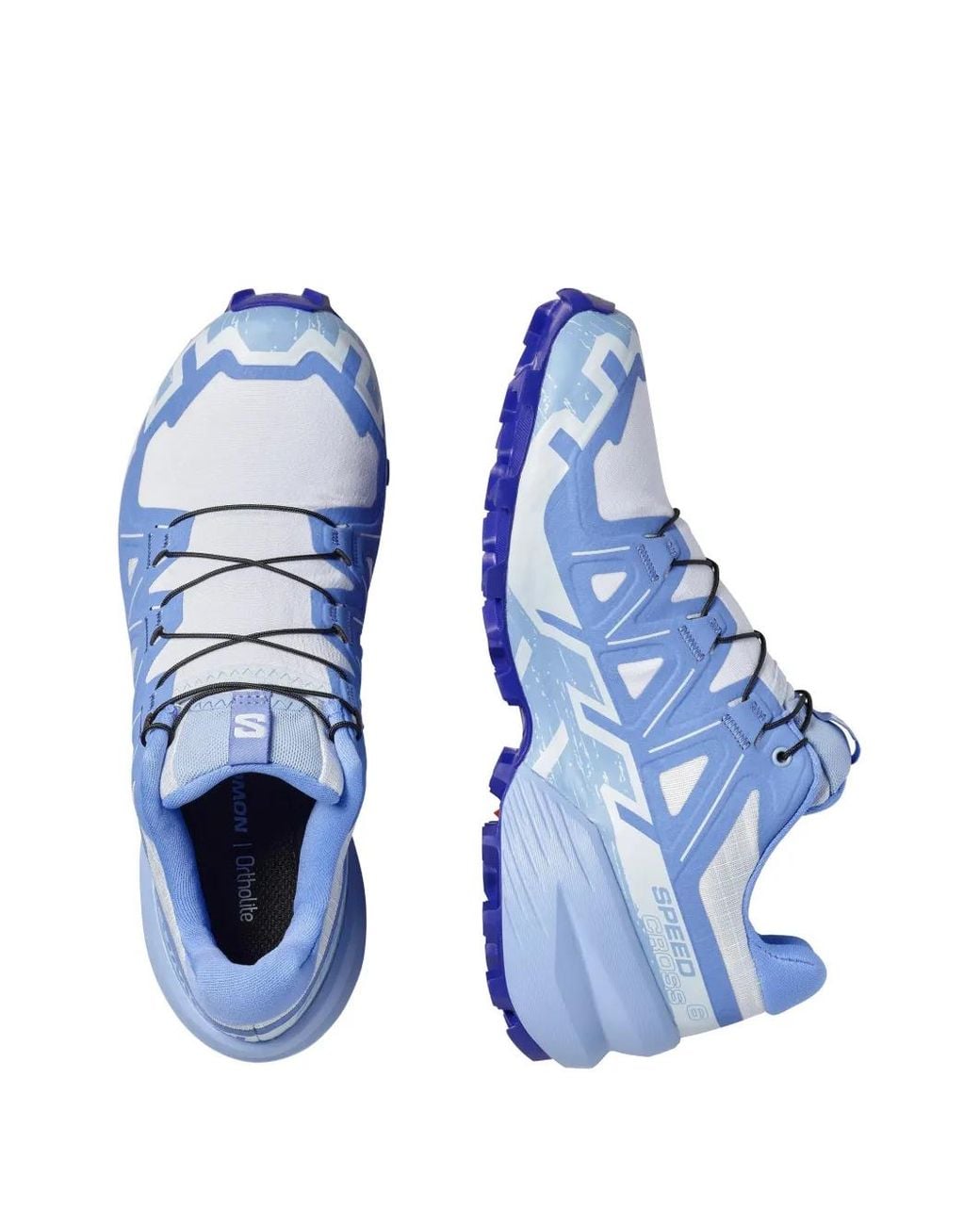 Salomon Blue Lace-Up Sneakers
