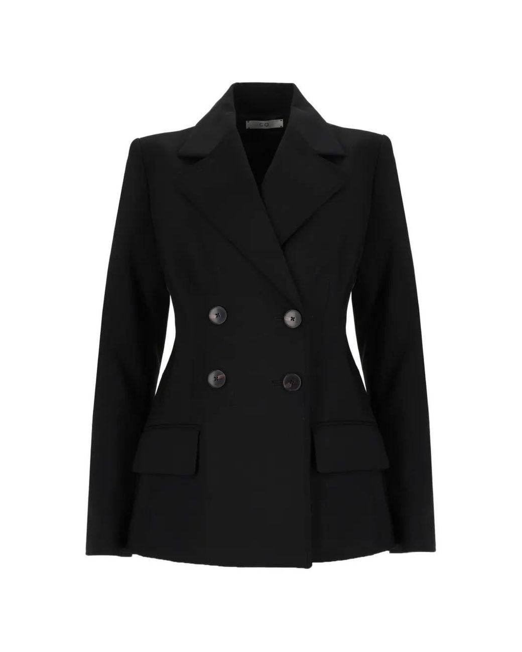 Co. Black Double-Breasted Blazer