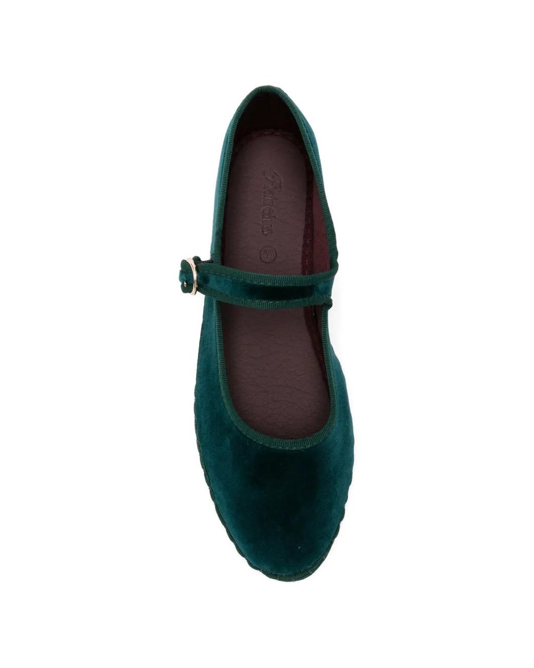 Flabelus Green Cinderella Leonor Ballet Flats