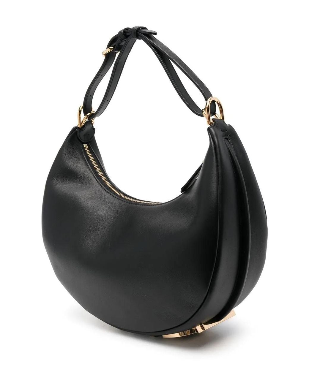 Fendi Black Kleine Graphy Schultertasche