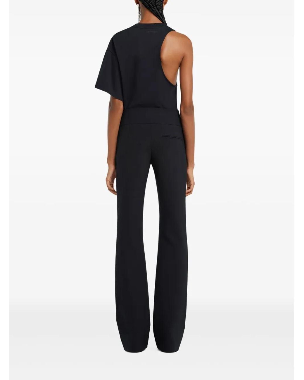 Courreges Black Scuba T-Shirt