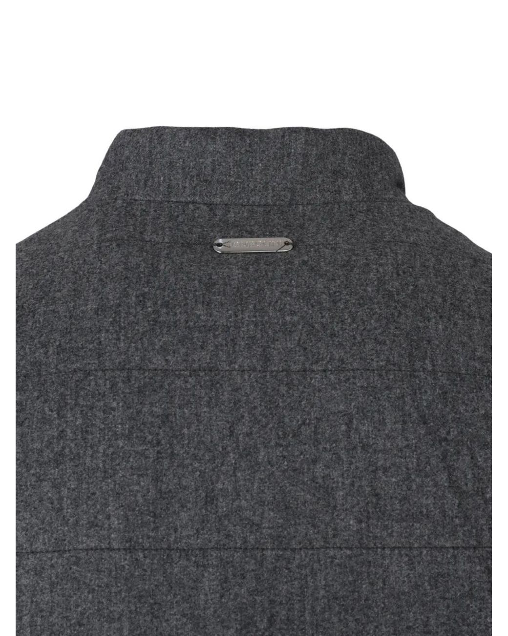 Tombolini Wollen Bodywarmer in het Gray voor heren