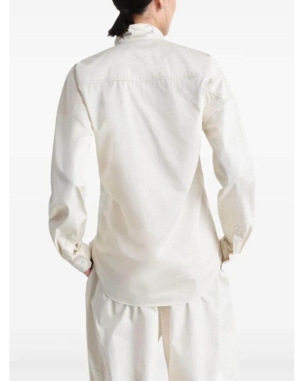 Lemaire Getailleerde Blouse in het White