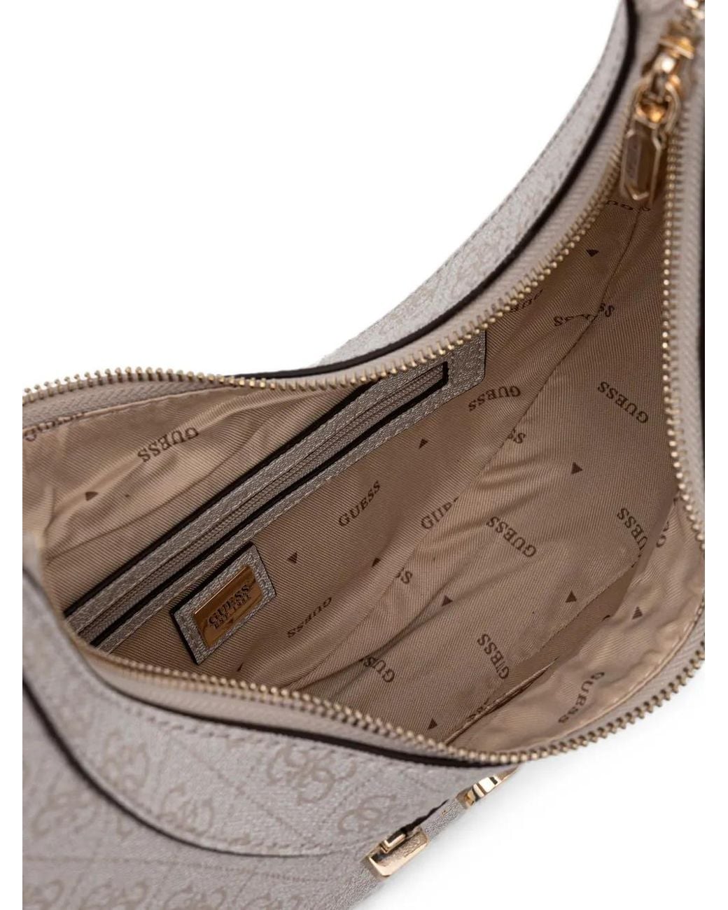 Guess White Lindsey Bag