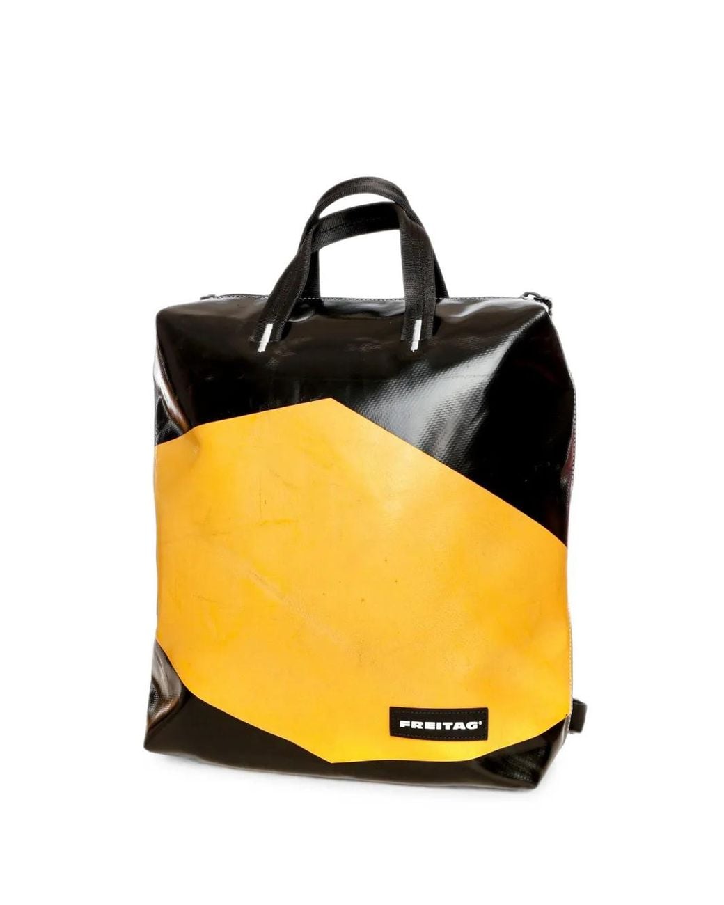 Freitag Yellow Pete Logo-Patch Backpack for men