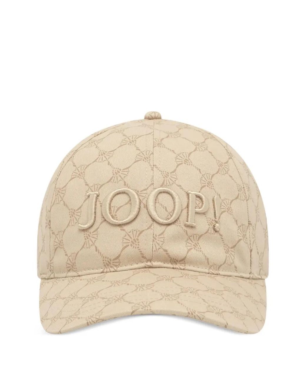 Joop! Natural Agatha Monogram-Print Embroidered Baseball Cap