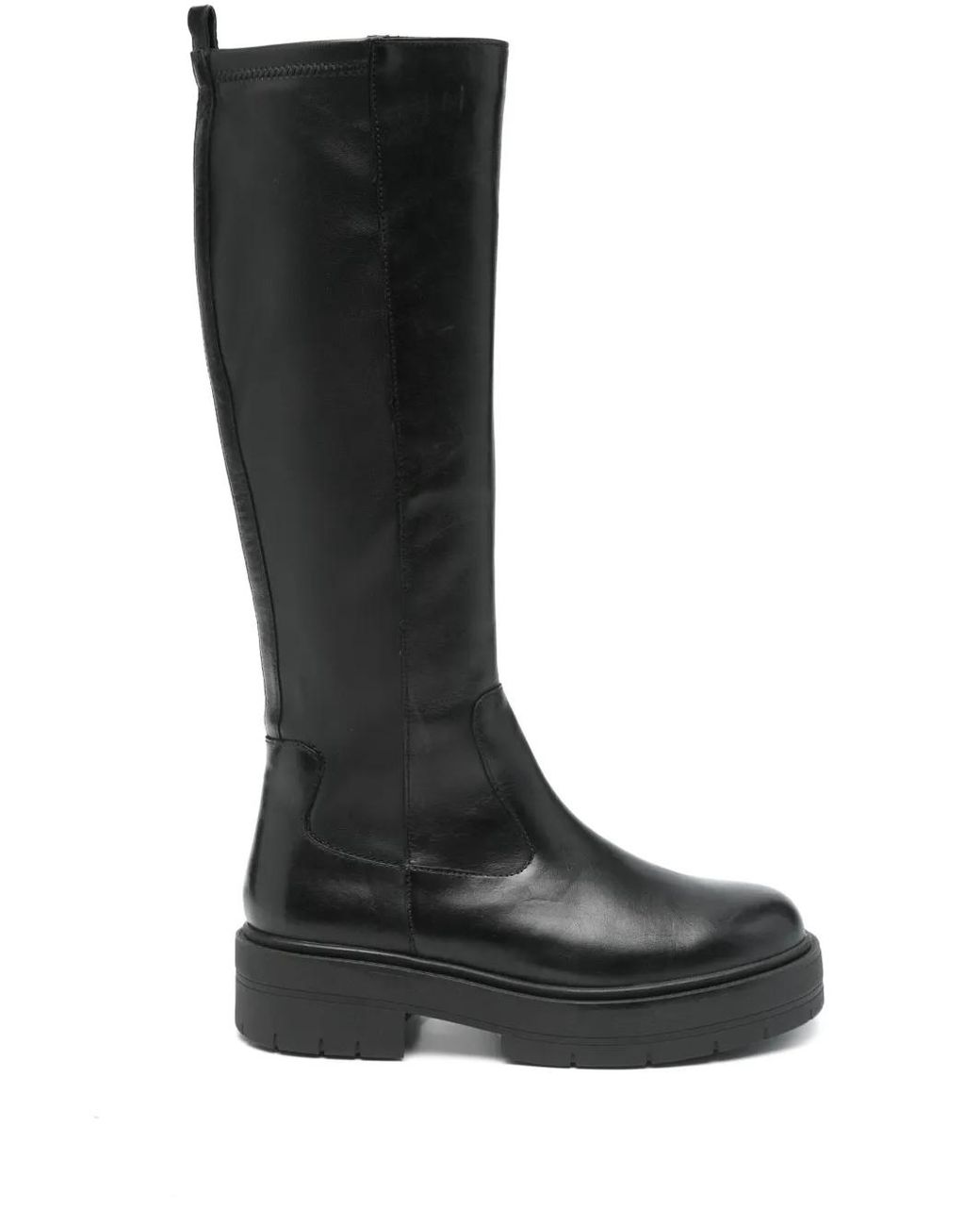 Geox Black Spherica Knee-High Boots