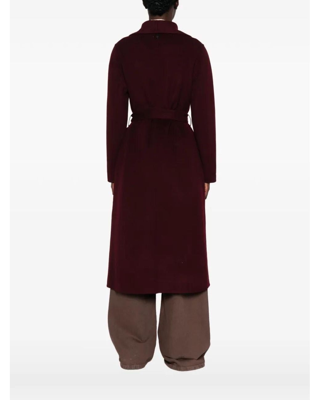 Mackage Red Mai Belted Wool Coat