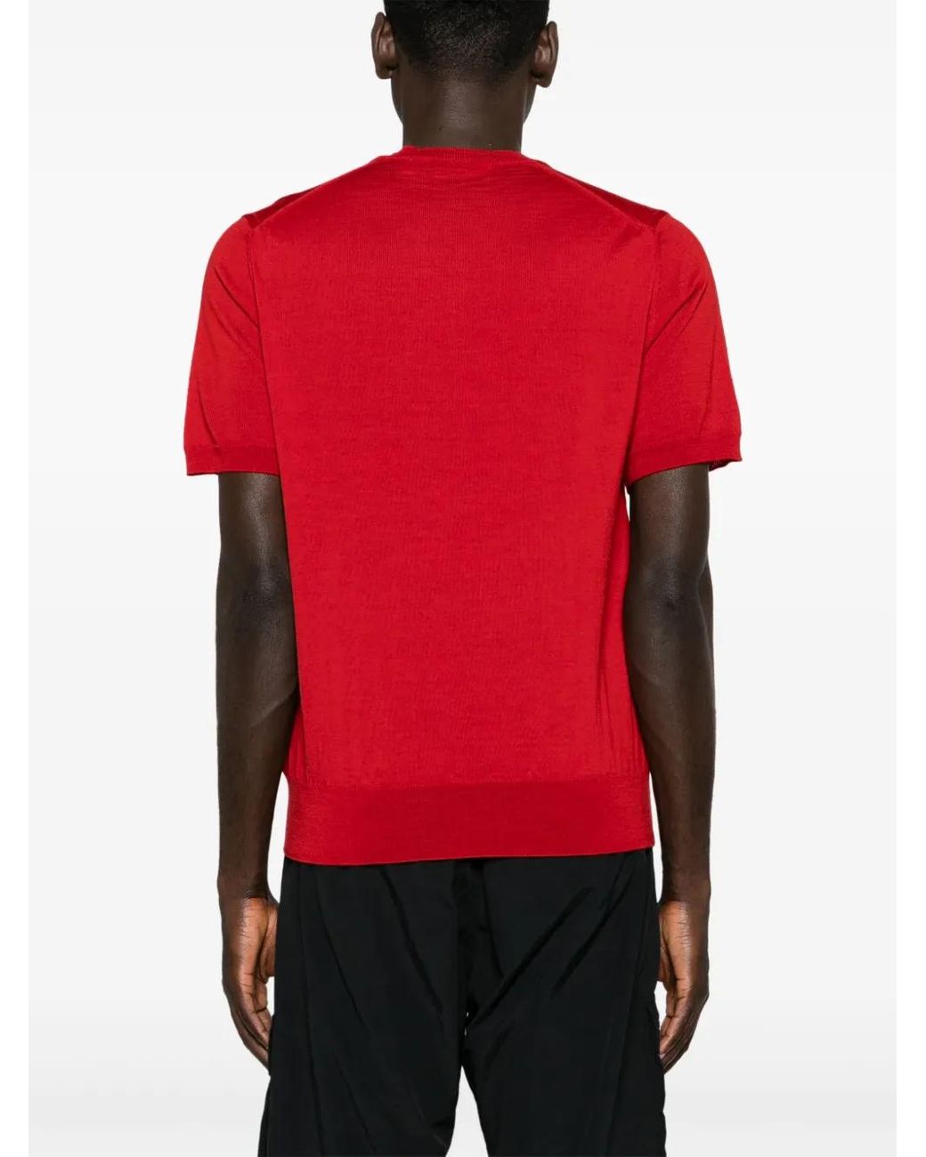 COMME DES GARÇONS PLAY Red Heart-Patch Wool Jumper