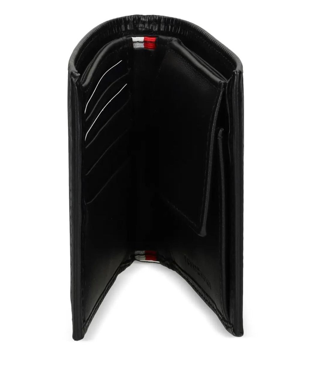 Tommy Hilfiger Black Ribbed Wallet for men