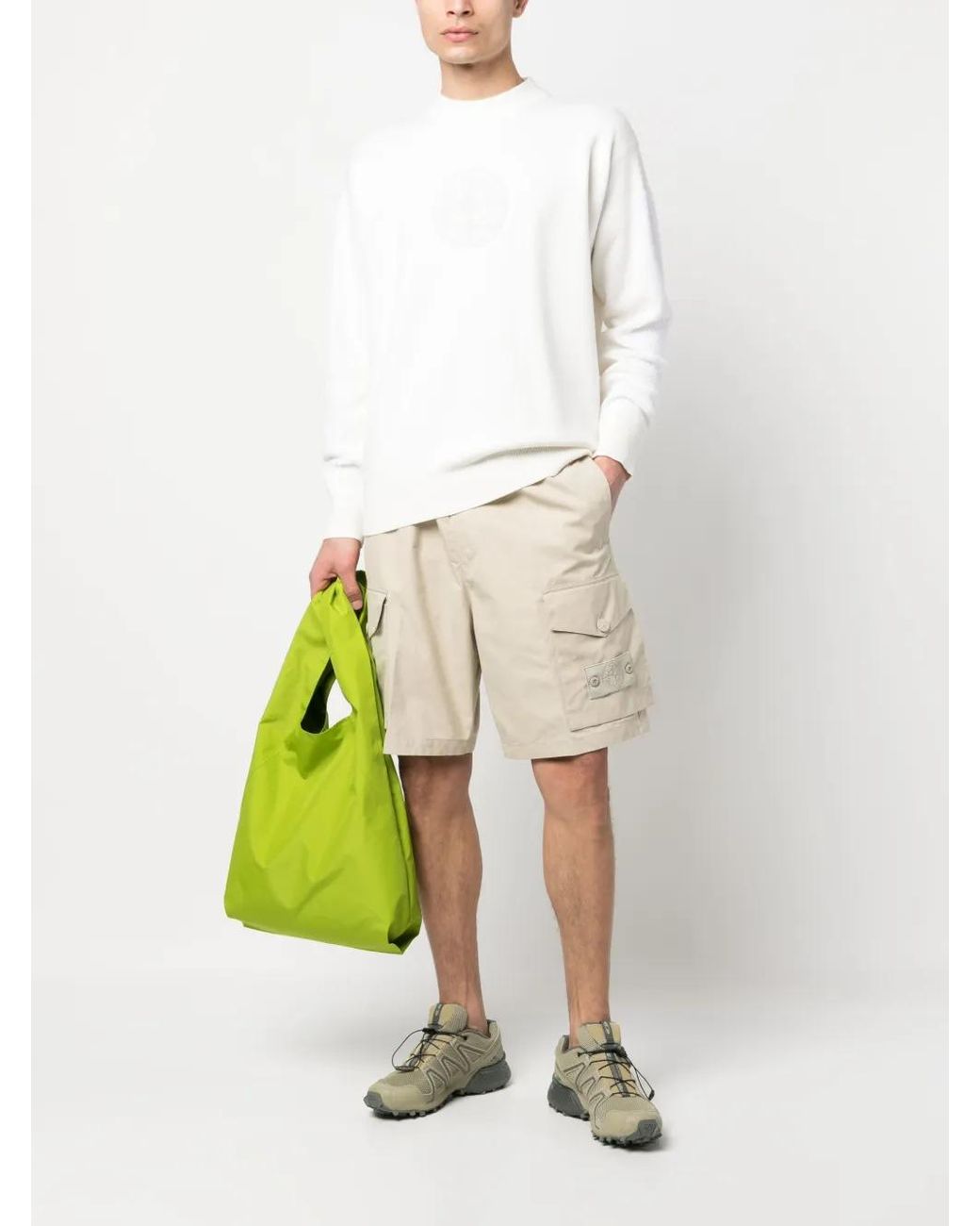 Stone Island Natural Shorts Ghost for men