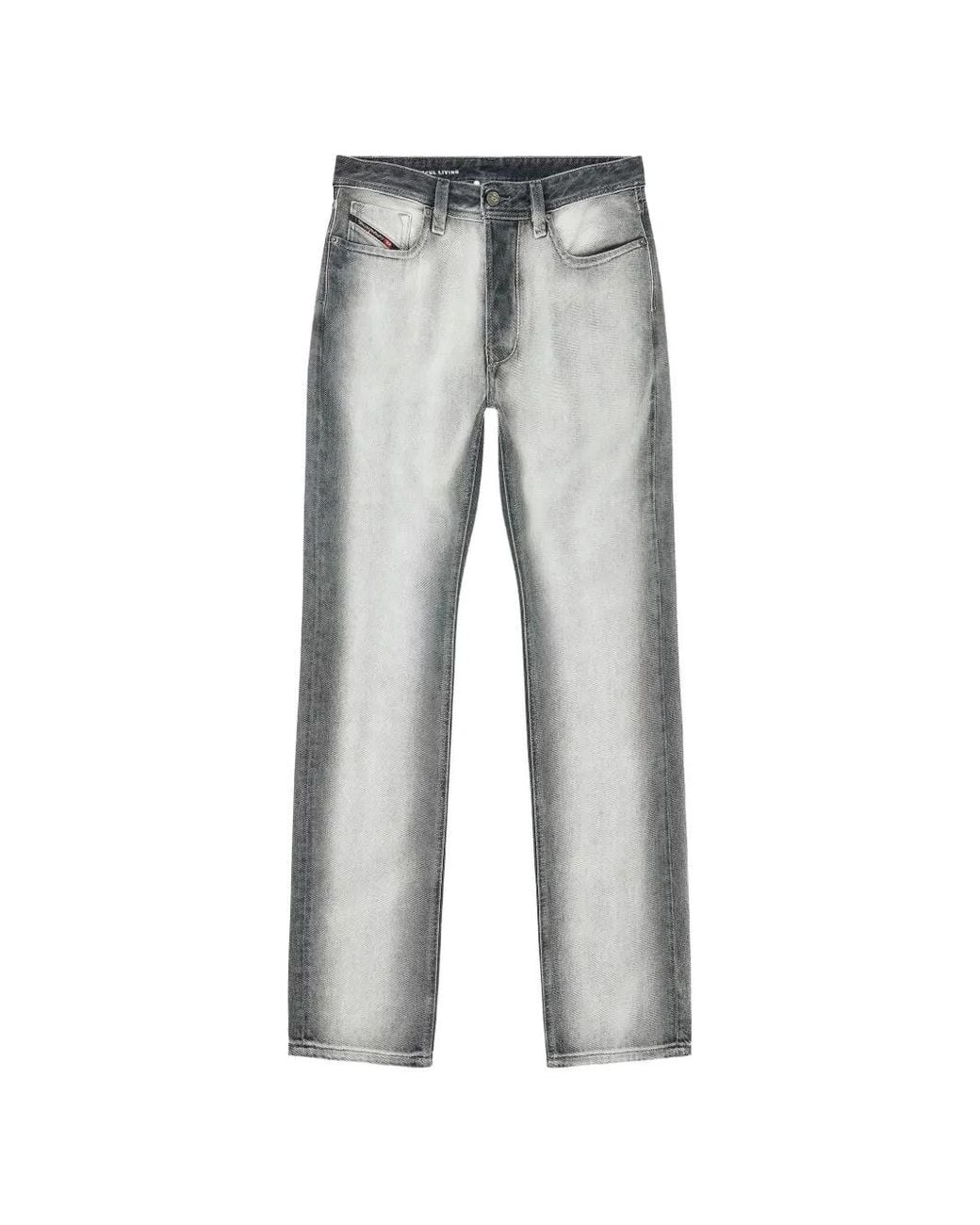 DIESEL Gray 2007 Zatiny Bootcut Jeans for men