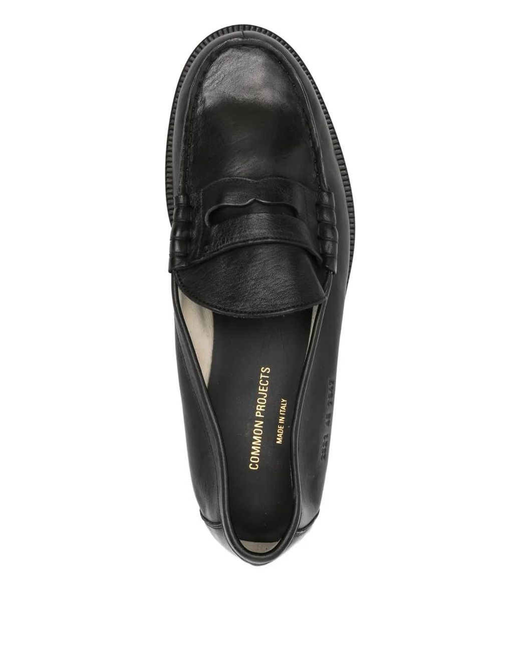 Common Projects Black Penny Leather Sneakers for men