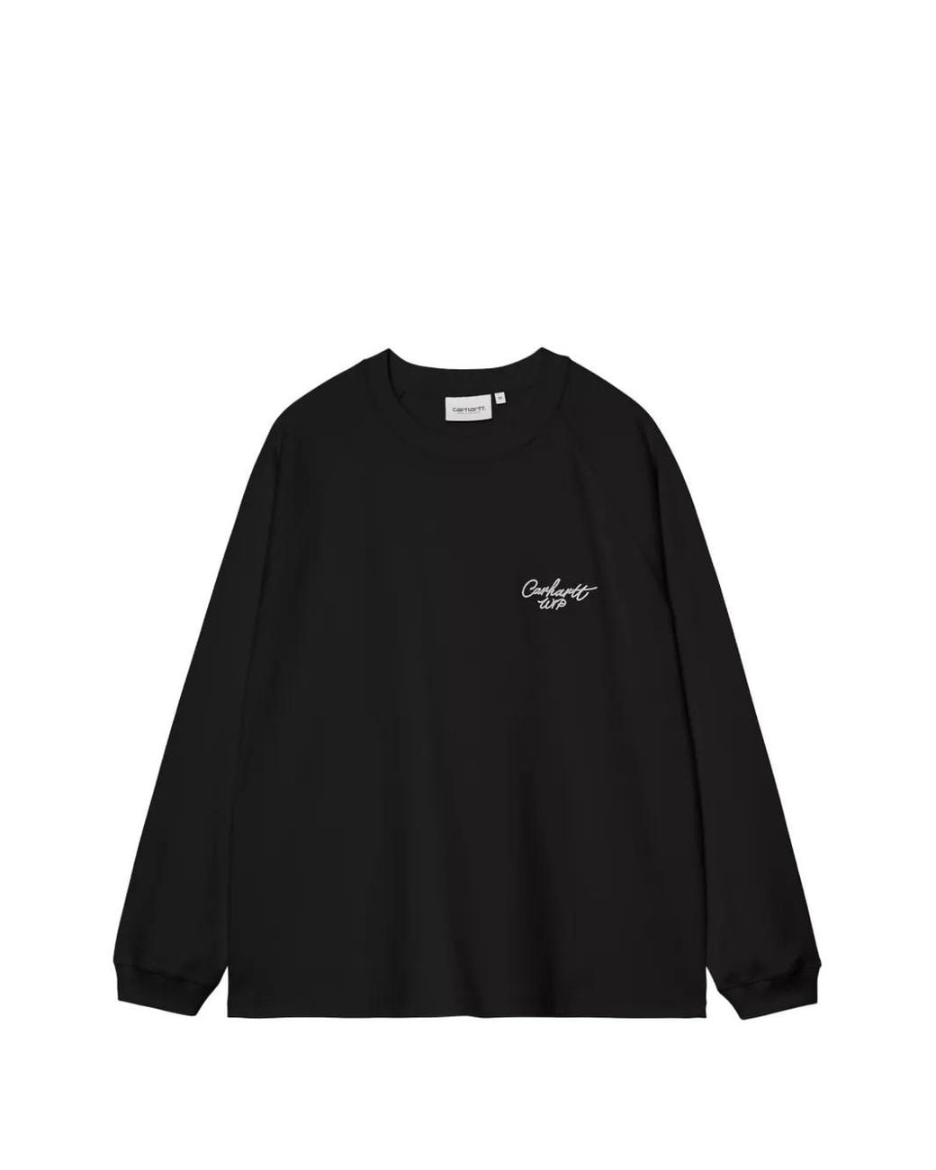 Carhartt Black Signature Long-Sleeve T-Shirt for men