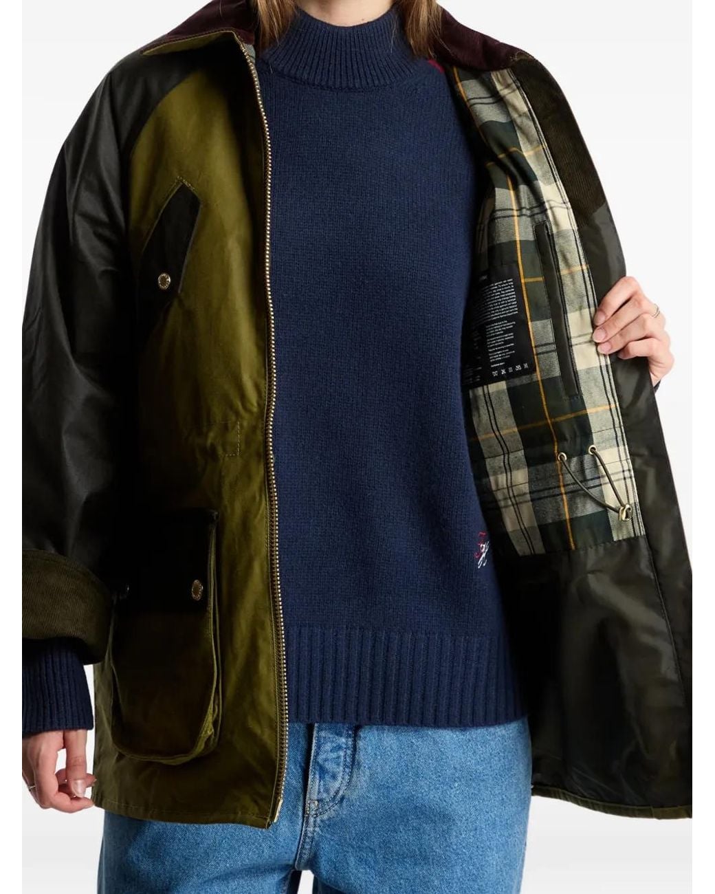 Barbour Green Treeton Waxed Jacket