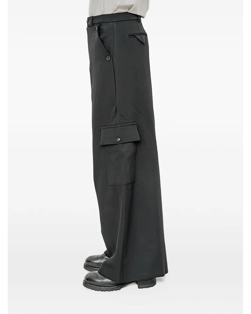 Egonlab Gray Duffle Cargo Pants for men