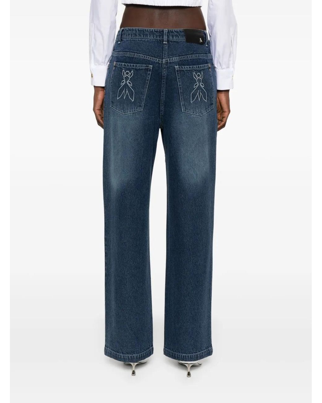 Patrizia Pepe Blue Rhinestones Jeans