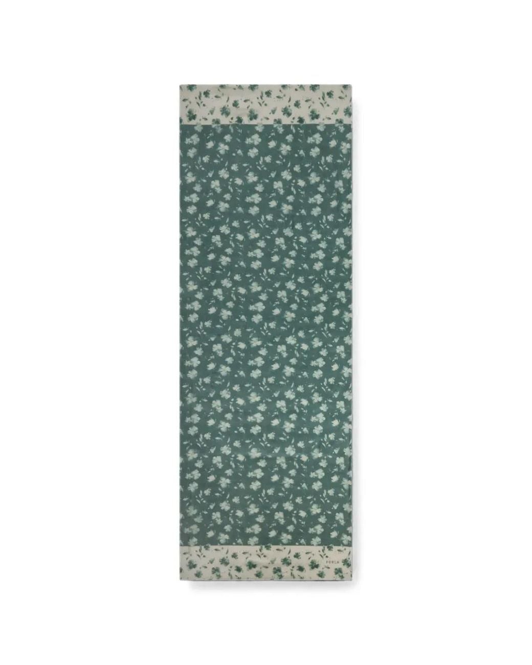 Furla Green Étole Primavera 70 X 200