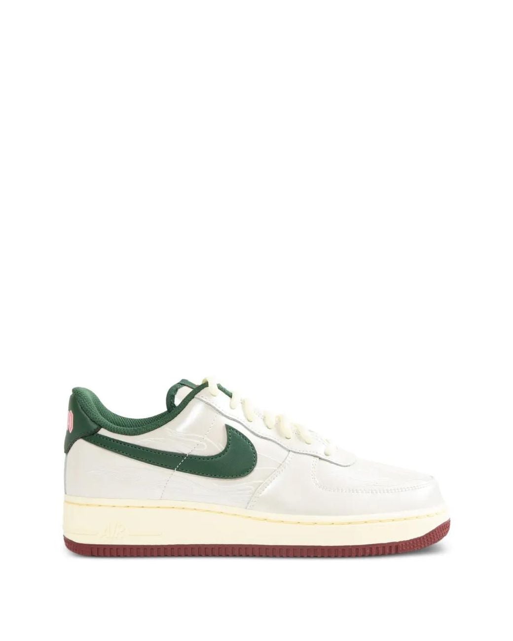 Nike White Air Force 1 Low Flame-Embroidered Sneakers for men