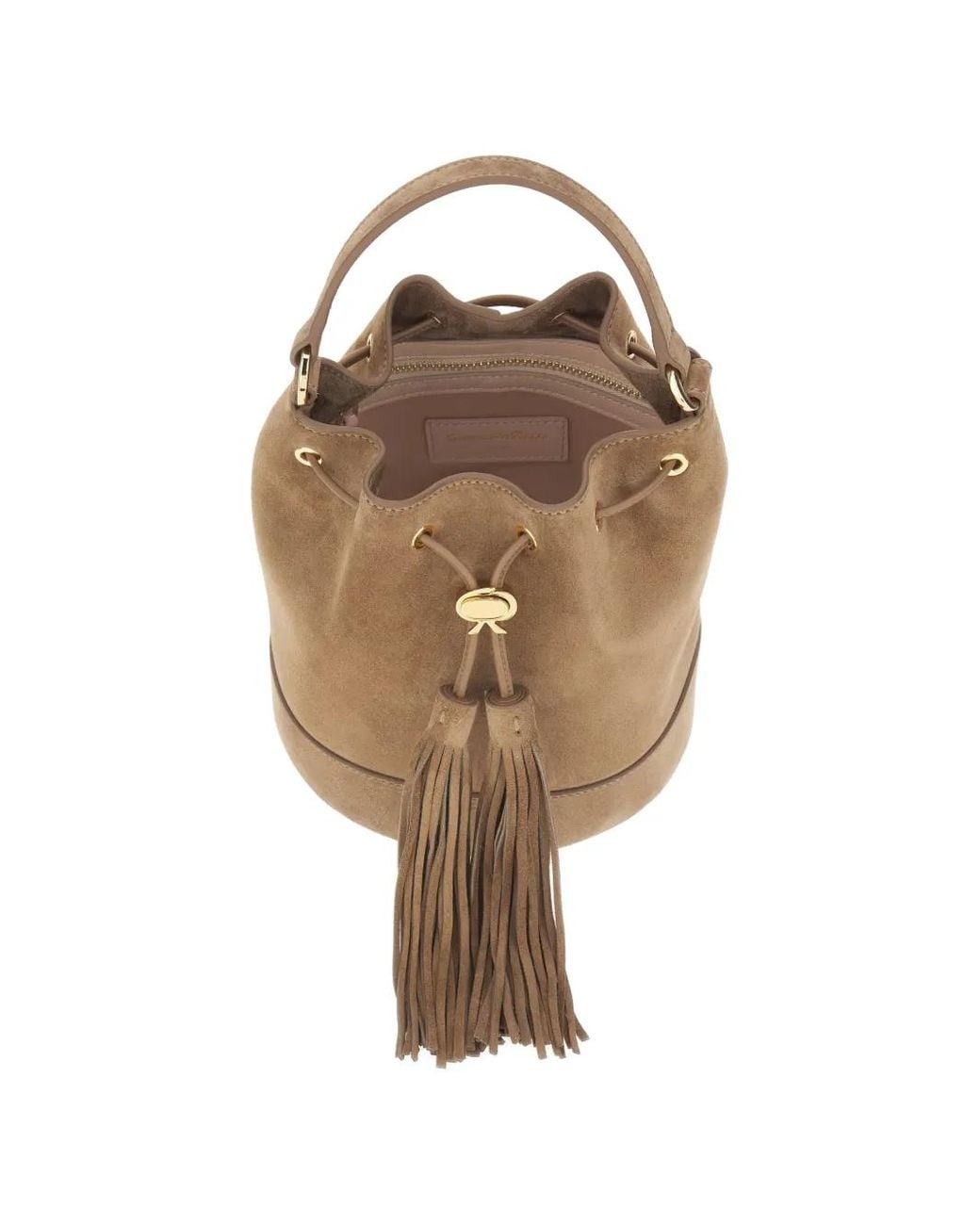 Gianvito Rossi Natural Sac Seau Sienna À Pompons