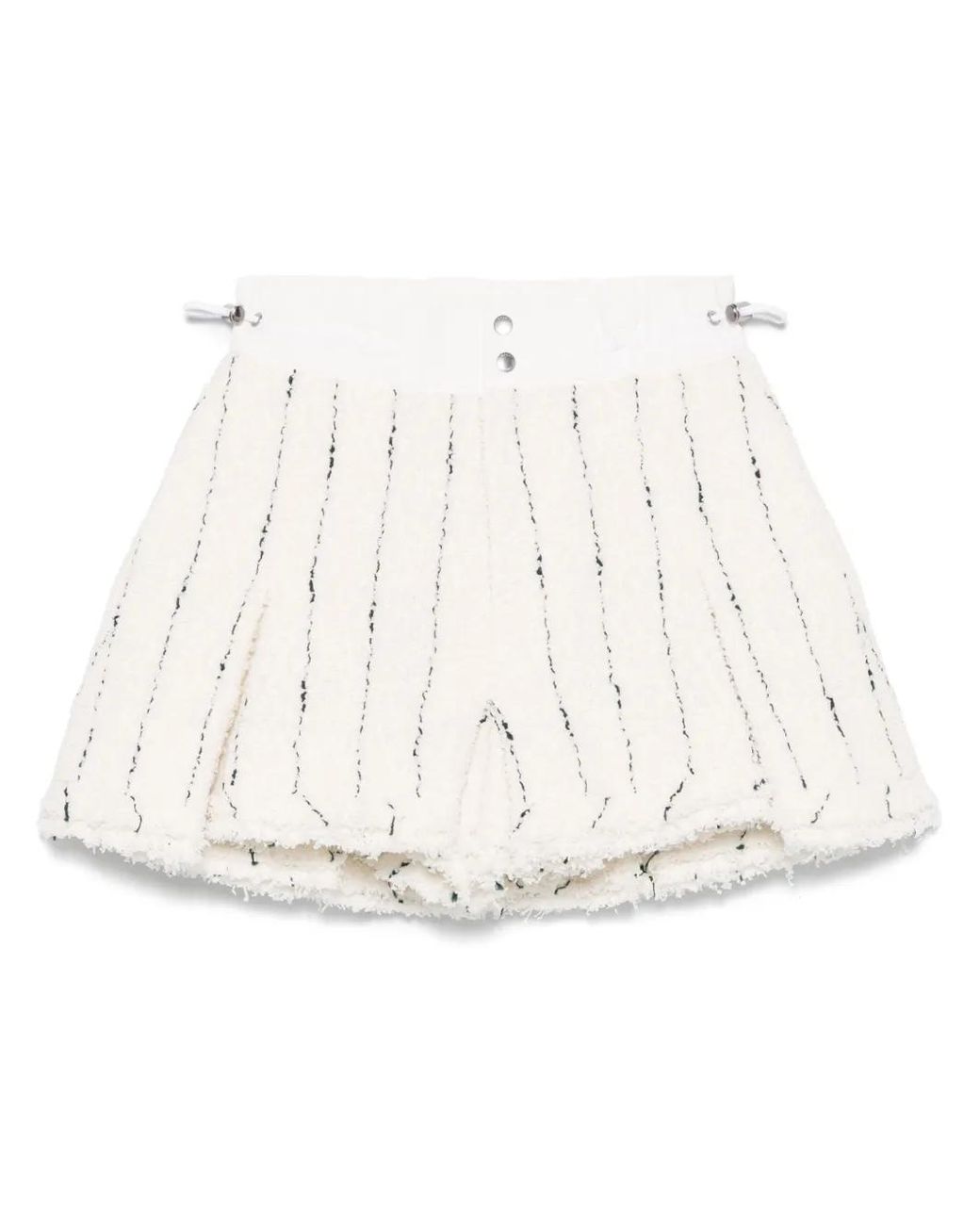 Sacai Natural Tweed Shorts