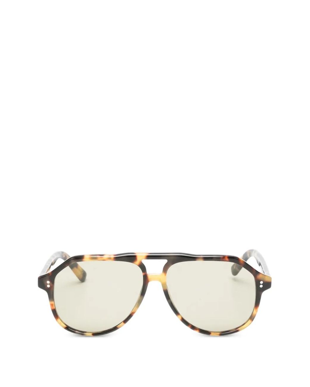 Chimi Natural Sally Pilot-Frame Sunglasses