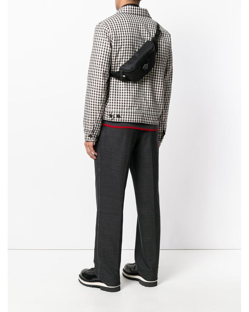 Versace Medusa Palazzo Belt Bag in Black for Men Lyst