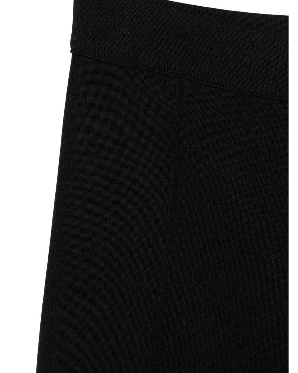 Mrz Black Wool Trousers