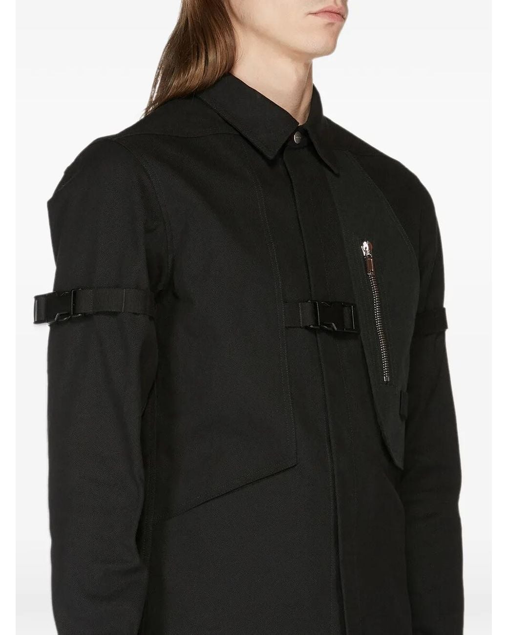 Rick Owens Black Rowland Shirt for men