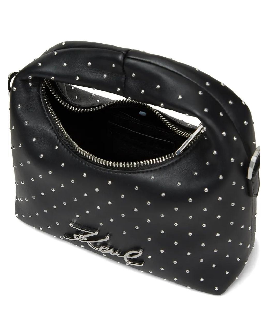 Karl Lagerfeld Black Sac À Bandoulière K/Soirée À Nœud
