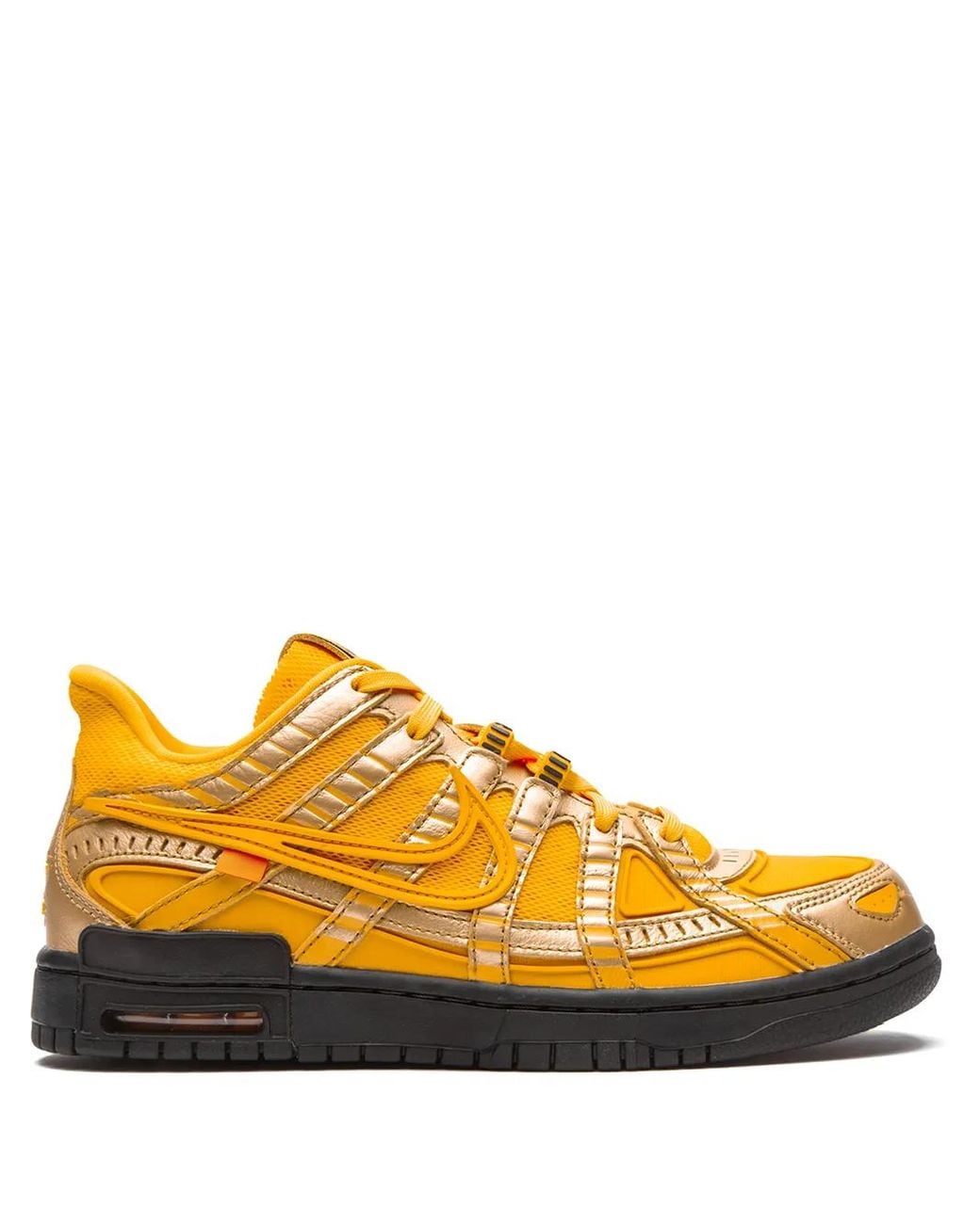 NIKE X OFF-WHITE Orange Air Rubber Dunk "University" Sneakers