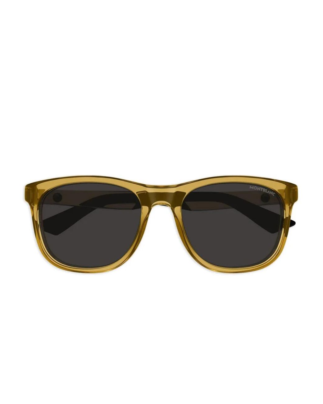MONT BLANC EYEWEAR Black Square-Frame Sunglasses for men