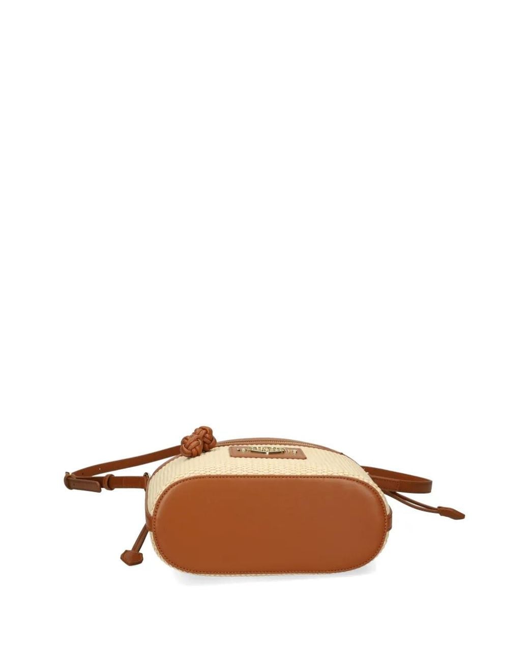Love Moschino Brown Woven Cross Body Bag