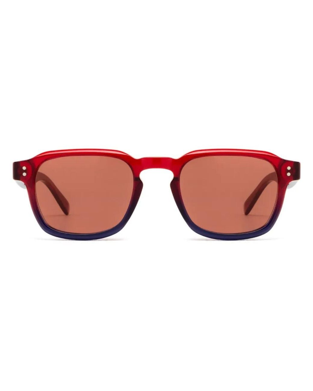 Retrosuperfuture Red Square-Frame Sunglasses