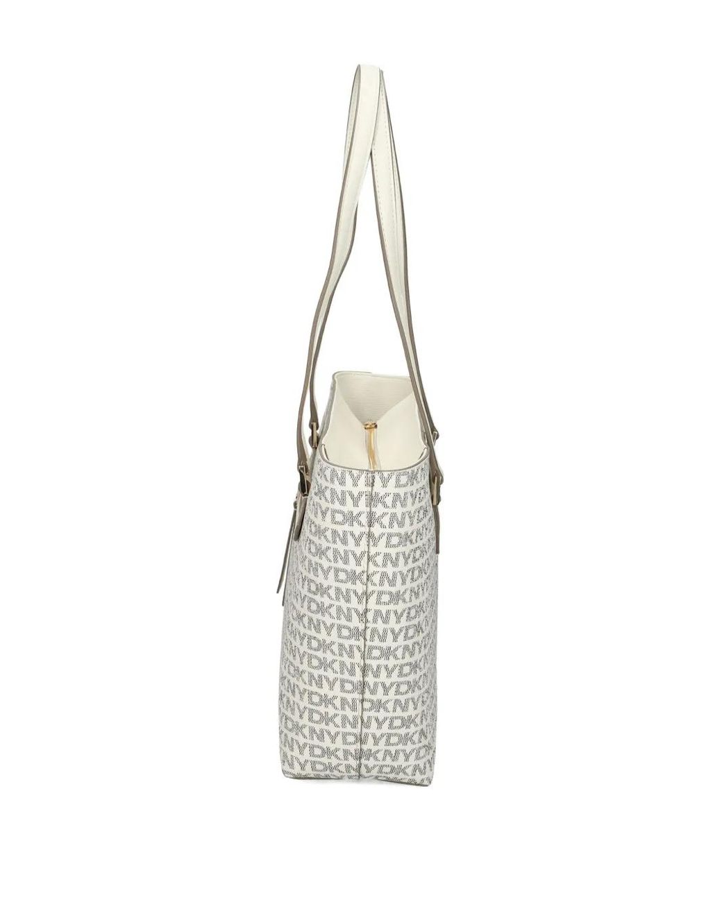 DKNY White Bryant Handtasche
