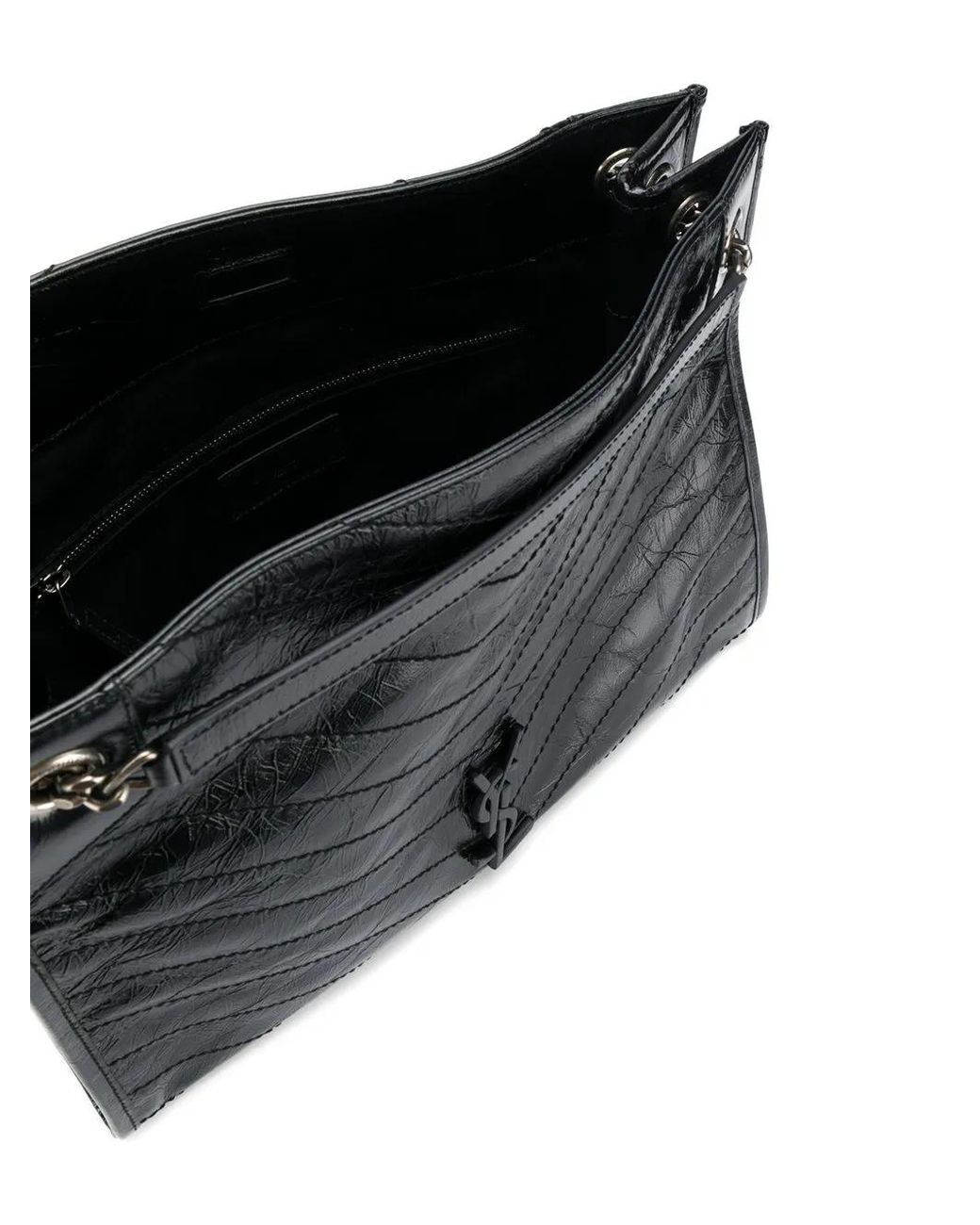 Saint Laurent Black Niki Leather Tote Bag