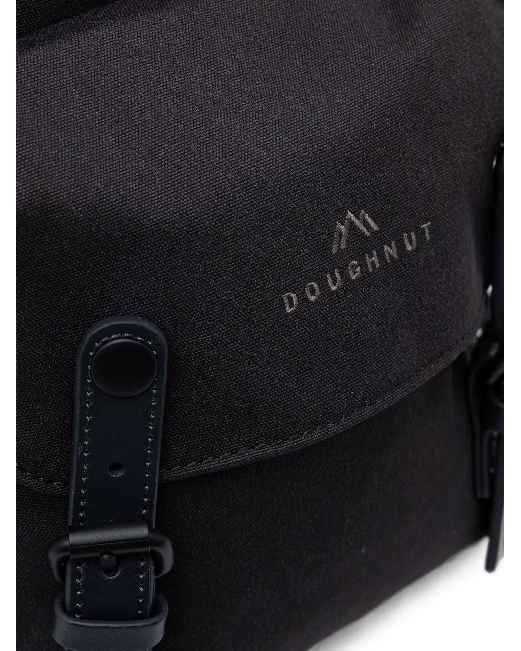 Doughnut Black Macaroon Meditative Darks Series Buckle-Fastening Backpack