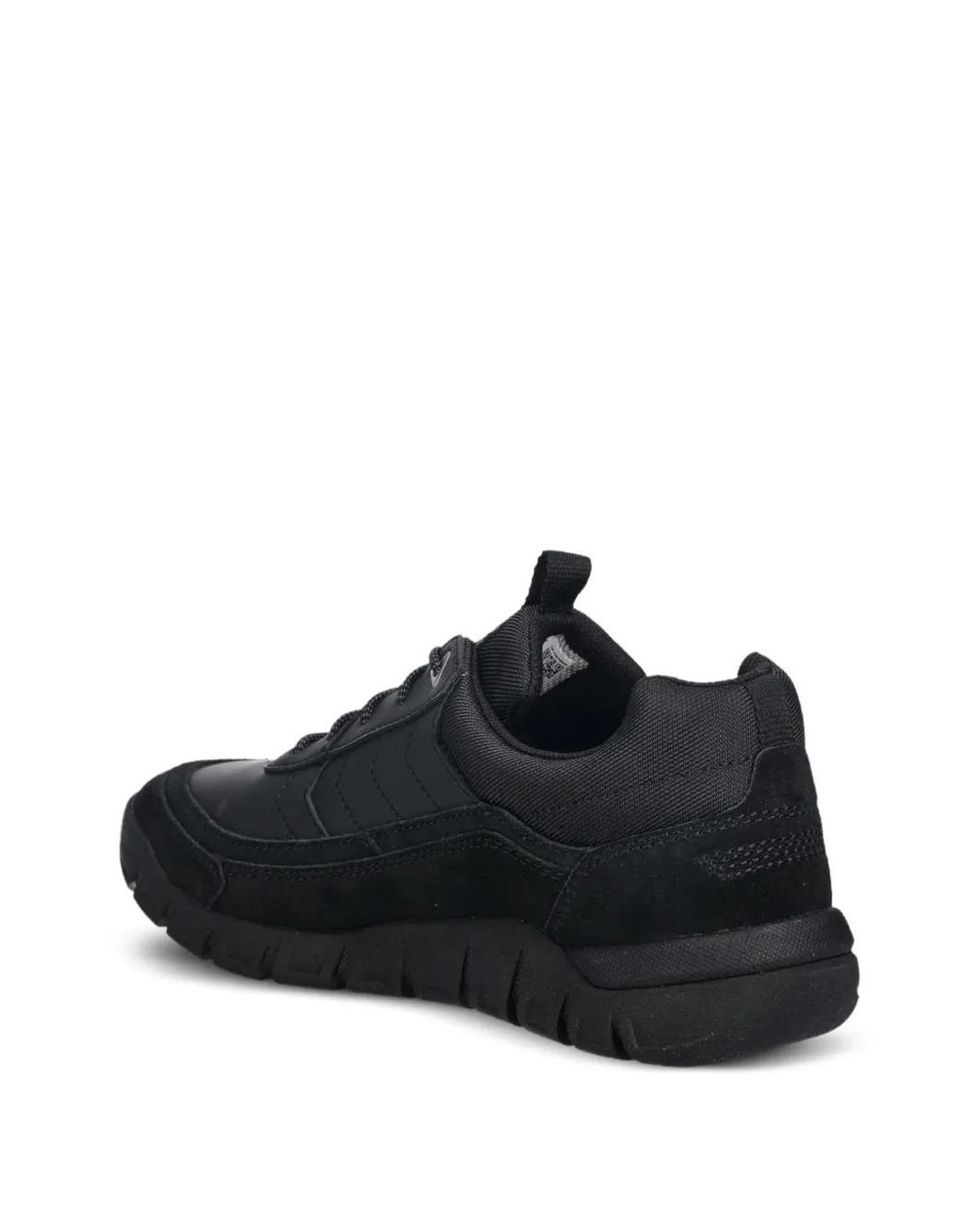Caterpillar Black Panelled Sneakers for men