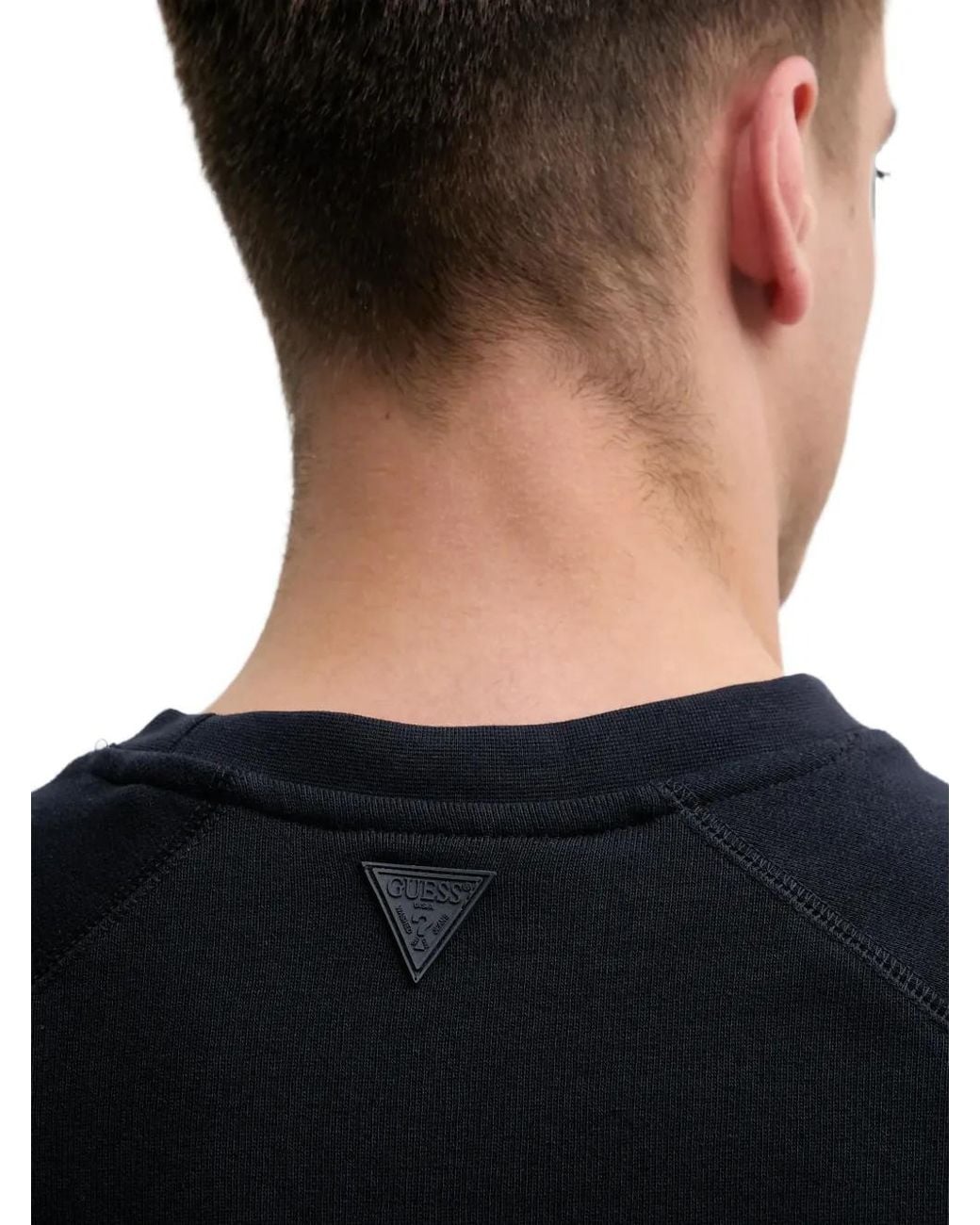 Guess Pullover Mit Logo-Print in Blue für Herren