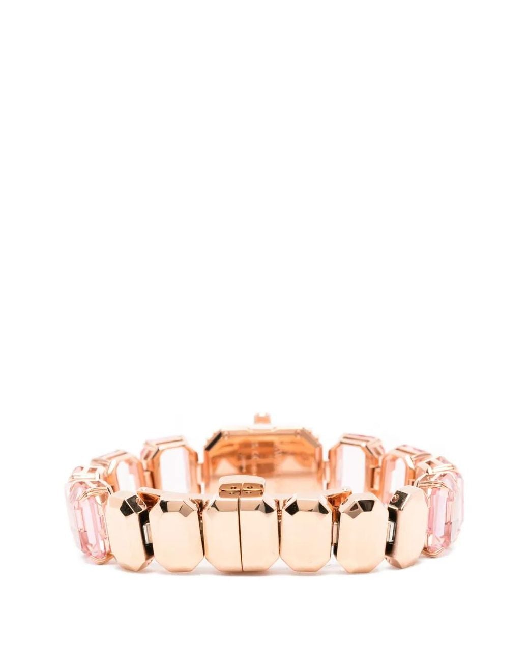 Swarovski Pink Octagon Cut 23Mm Watch