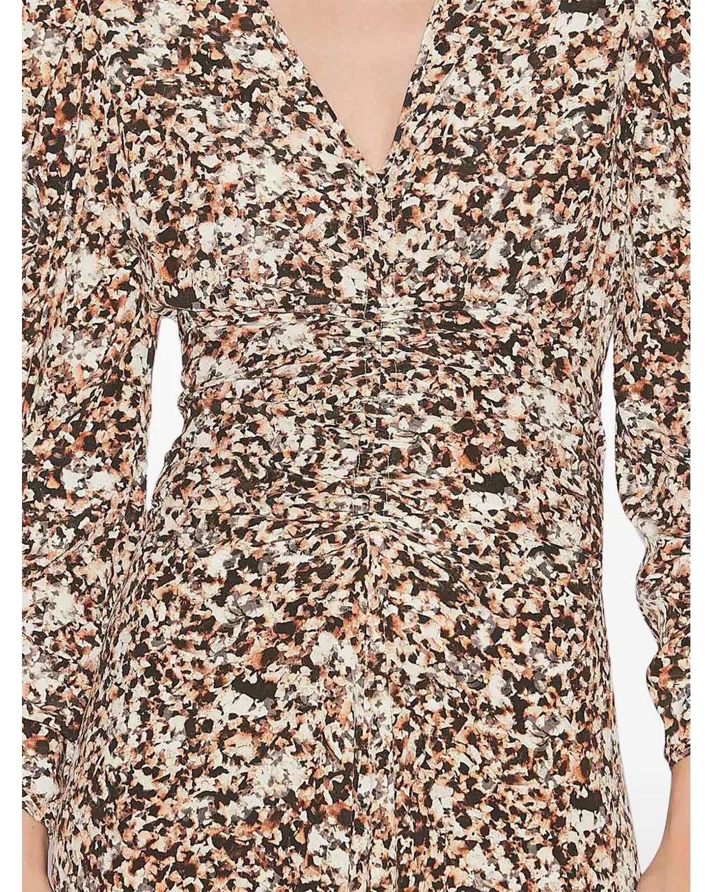 Isabel Marant Natural Neutrals Silk Maxi Dress