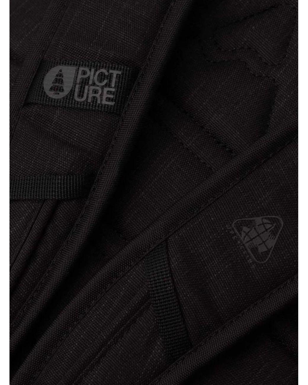 Picture Black Grounds 18 Roll-Top Zip-Pocket Backpack