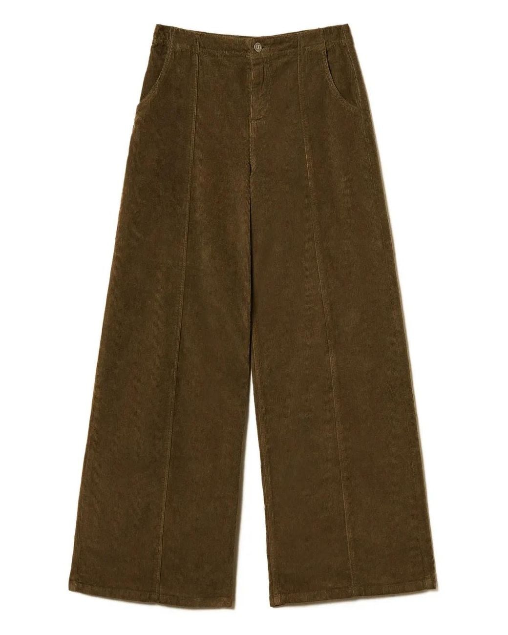 Twinset Green Corduroy Trousers
