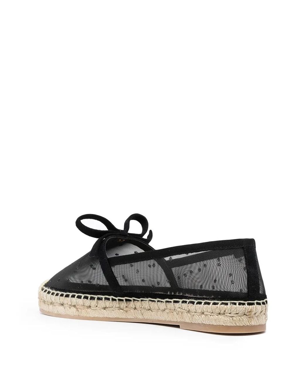 Red(v) Brown Point D'Esprit Espadrilles