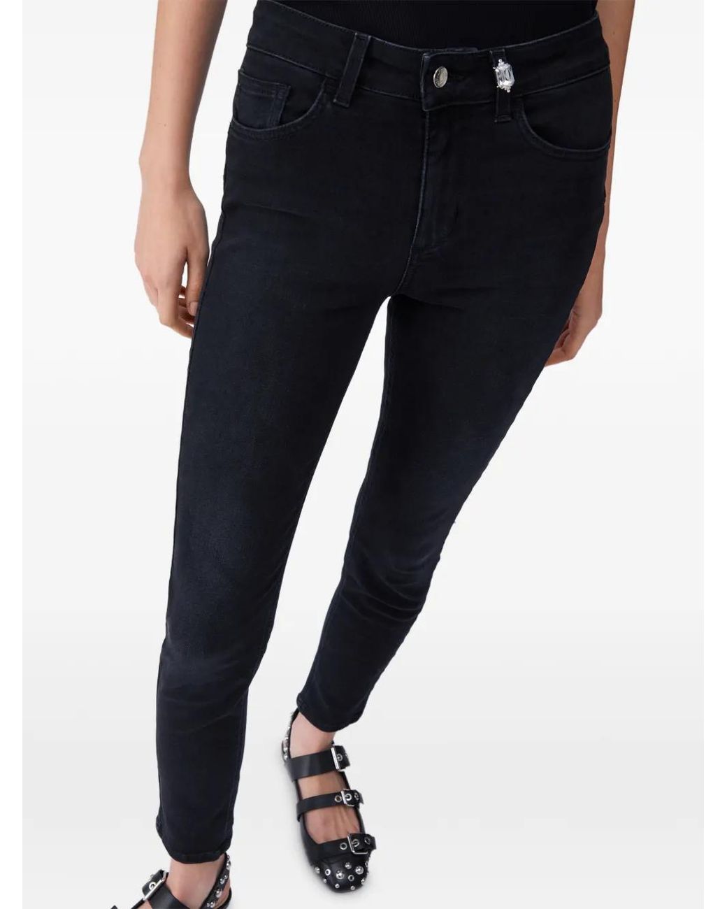 Liu Jo Blue High Rise Skinny Jeans