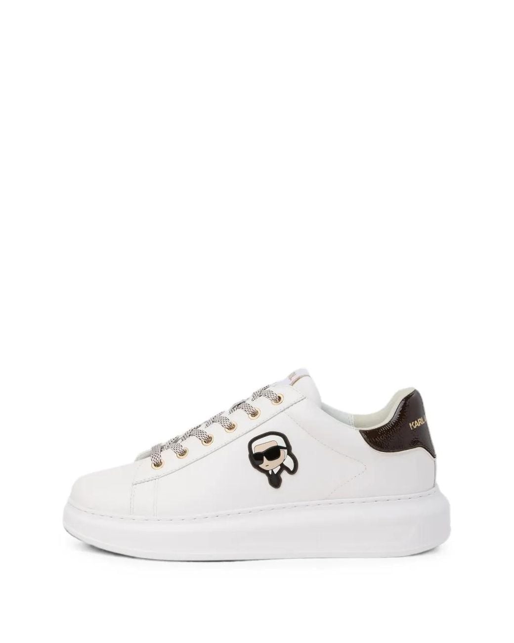 Karl Lagerfeld White Ikon Nft Kapri Sneakers