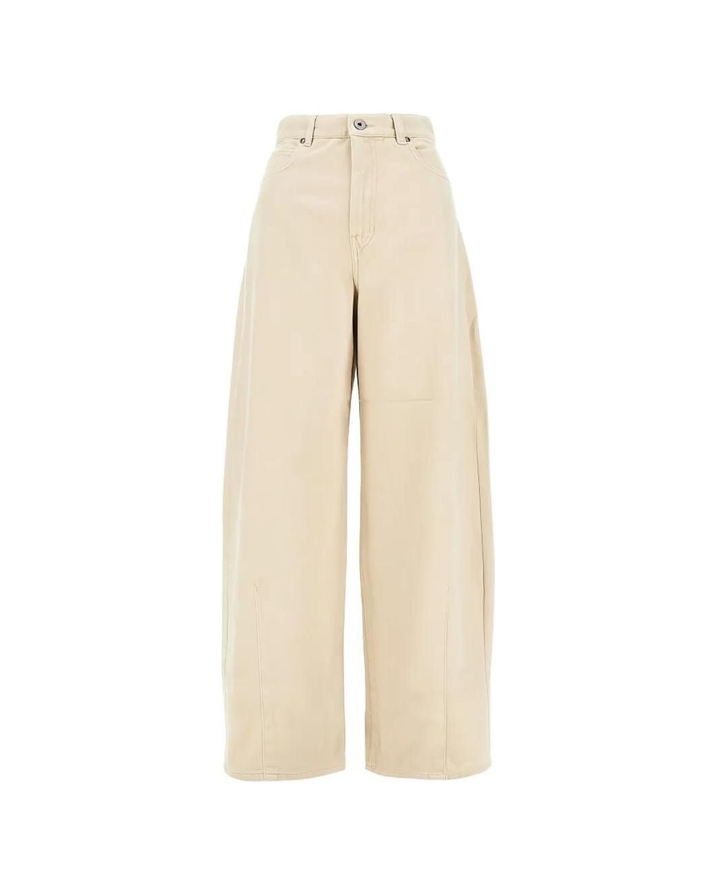 Weekend by Maxmara Natural Cotton Drill Trousers