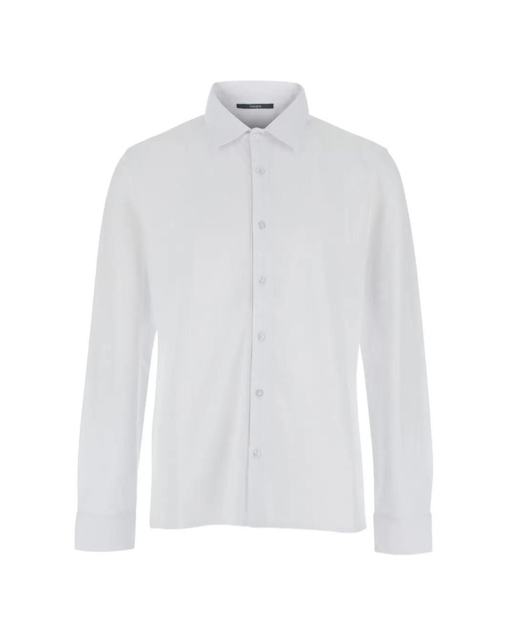 Kangra White Long-Sleeve Button-Up Shirt for men